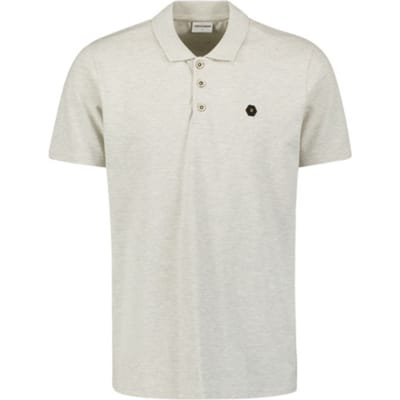 No Excess Polo Melange Kit Maat: XL | Poloshirts Outlet | Heren | Beige