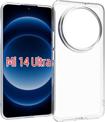 MobyDefend Hoesje - Geschikt voor Xiaomi 14 Ultra - Transparante TPU Backcover - Volledig Doorzichtig