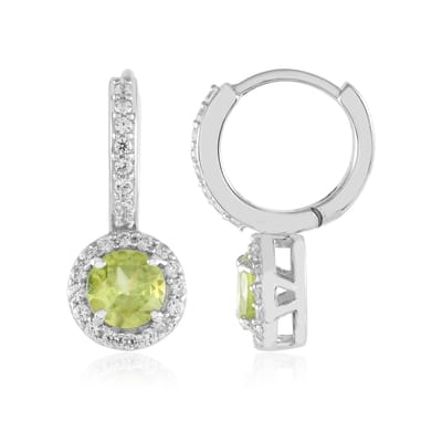 Cavill - Zilveren Oorbellen - 925 Sterling Zilver - 5 mm Ronde Sfeen 0,92 ct Madagaskar - Elegante Minimalistische Dames Sieraden met Pavé Zirkonia