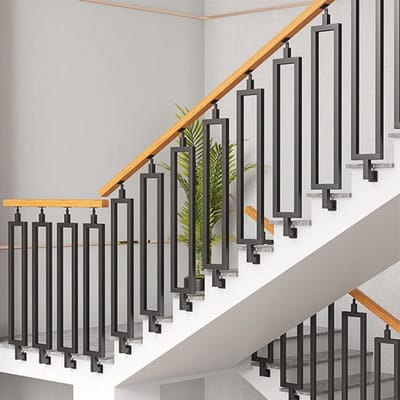 Trapleuning Spindel - Balustrade Paal - Veilige Trap - Draaibare Bevestiging - 95 cm