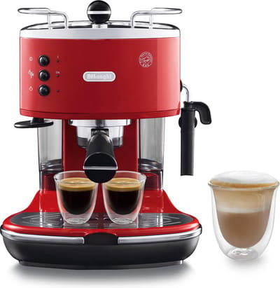 Machine expresso manuelle - De'Longhi - Icona - ECO311.R - Rouge