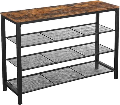 MIRA Home - Schoenenrek - Schoenenbank - Schoenenkast - Vintage - 100x30x72