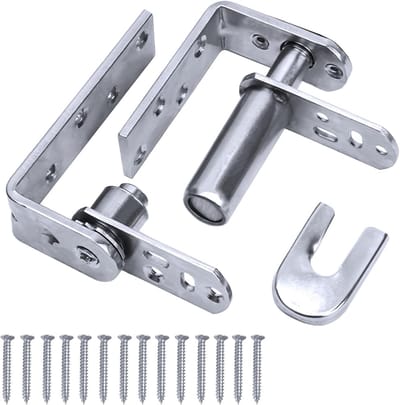 Dailygoods- Gravity Hengen - Hoogwaardig Roestvrij Staal - Zelfsluitend - Geschikt voor Deuren tot 30 mm - Maximale Draagcapaciteit 20 kg - Eenvoudige Installatie - Deurenhinge