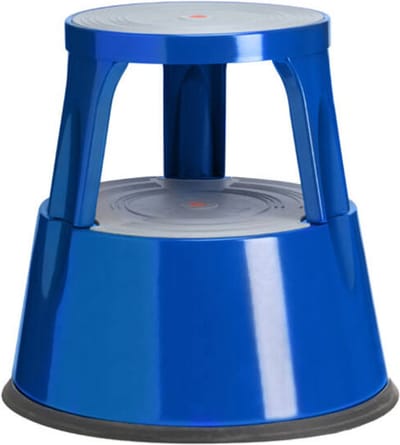 IVOL Opstapkrukje Blauw - Verrijdbaar - Draagkracht 150 kg