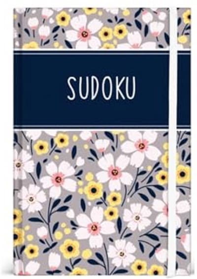 Pocket Notitieboek met Bloemenpatroon - A6 formaat - Meer dan 100 Sudoku Puzzels voor Cognitieve Ontwikkeling en Vermaak