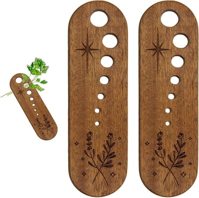 Houten Groente Blad Separatoren - Keuken Gadgets voor Kruidenscheiding, Handige Keukentools voor Koken en Bereiden van Groenten