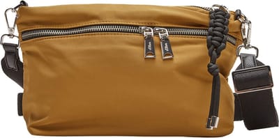 s.Oliver Schoudertas City Crossover Bag Brown Bruine