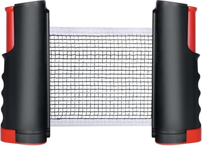 Uittrekbaar Pingpong Net voor Tafeltennis, Draagbaar Vervangingsnet met Maximale Lengte 170 cm - Geschikt voor Binnen en Buiten Gebruik