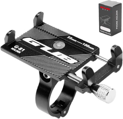 GUB G-81 Serie - Aluminium Telefoonhouder - 55-100mm - Fiets en Motor - Trillingsbestendig