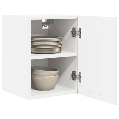 vidaXL Hangkast met opslag 2 pcs Wit 30 x 31 x 40 cm Bewerkt hout