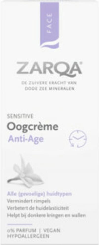 ZARQA Oogcrème Anti-Age - 15ml - Verbetert de huidelasticiteit