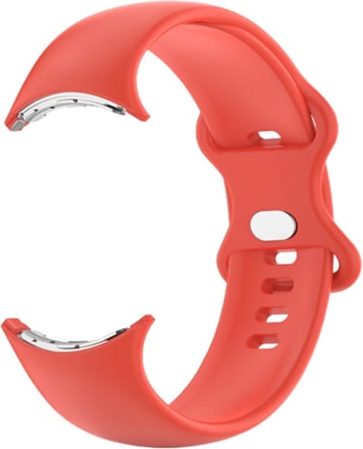 Siliconen bandje - geschikt voor Google Pixel Watch 4 (41mm) / Pixel Watch 3 (41mm) / Pixel Watch 2 / Pixel Watch - rood