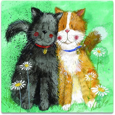 Alex Clark Toffee and Treacle Fridge Magnet ~ Koelkast magneet katten