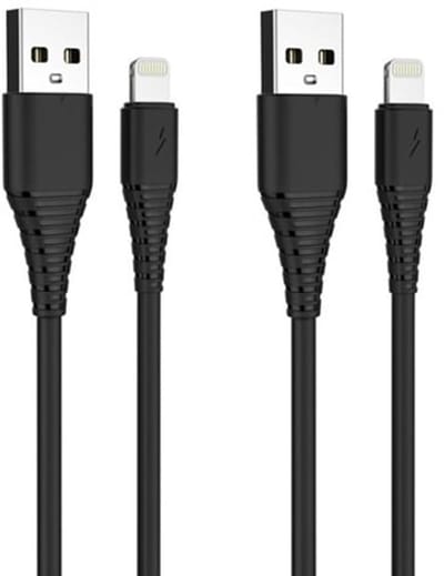 2 stuks OneOne 1,0m laadkabel. OneOne USB Lightning kabel met E75 chip. Oplaadkabel snoer past op Apple iPhone 13 Mini, iPhone 13 Pro, iPhone 13 Pro Max, iPhone 14, iPhone 14 Plus, iPhone 14 Pro, iPhone 14 Pro Max