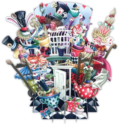Paper d'Art ''party'' Happy Birthday 3D Pop Up Greeting Card
