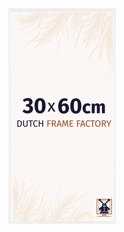 Fotolijst 30x60 cm - Kunststof - Wit Hoogglans - Easy