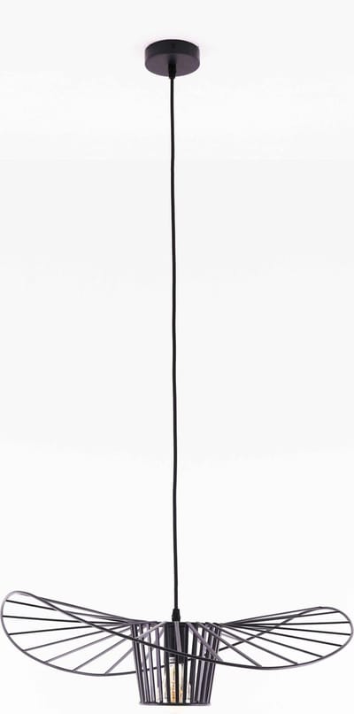 Hanglamp Wave zwart 60 cm Vertigo stijl E27