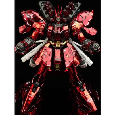 Op Voorraad RG 1/144 Sazabi Heldere Kleur Mechanische Kern Verzilverd Assemblage Model Kit Actiefiguur Bureau Decoratie Populair Speelgoed Cadeau brown