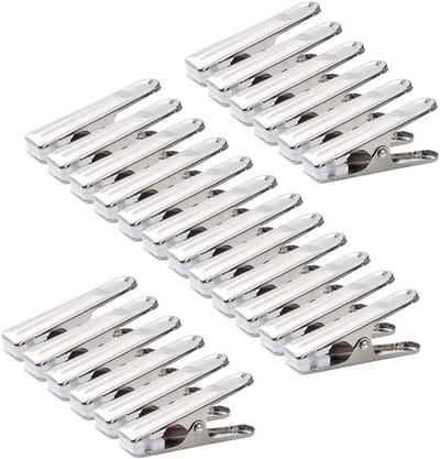 80 stuks wasknijpers - roestvrij staal - duurzaam - zachte grippad - handdoeken - sokken - ondergoed - kleding