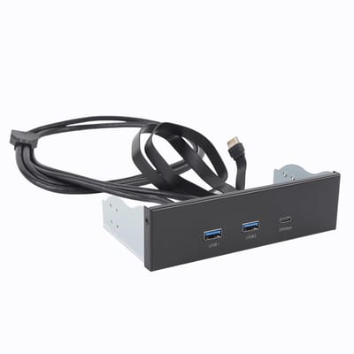 Usb 3.2 Gen 2 Front Hub Panel met Dual Usb A/Type C Poorten voor