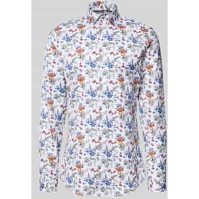 slim fit vrijetijdsoverhemd met extra lange mouw
