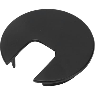 Passe-câble de bureau 50mm Passe-câble pour ordinateur de bureau Cache trou pour câble Alliage de zinc Organisateur de câbles de bureau