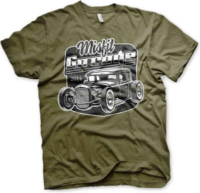 Misfit Garage Heren Tshirt -S- Rod Groen