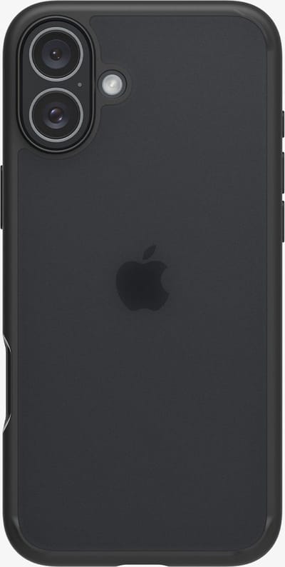Spigen Ultra Hybrid Hoesje Geschikt voor Apple iPhone 16 Plus - Back Cover met Air Cushion - Frost Zwart