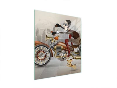 TMK ArtDeko - Snijplank - 45x52 cm - Motocykl Print