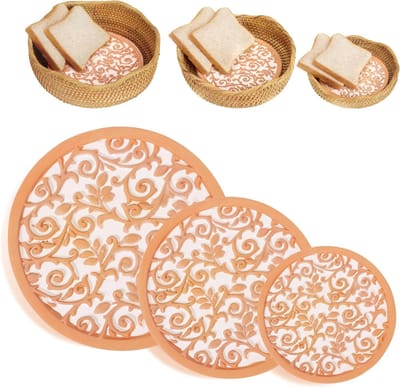 Broodverwarmer - Terracotta Steen - Broodjes Warm Houden - Gelijkmatige Warmte - 7-9 Inch - Natuurlijk