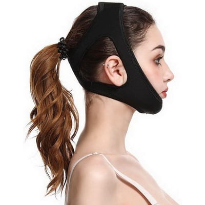 Anti-snurkgordel Driehoekige kinband Mondbeschermer Cadeaus voor vrouwen Mannen Betere adem Gezondheid Snurkstopverband Slaaphulp