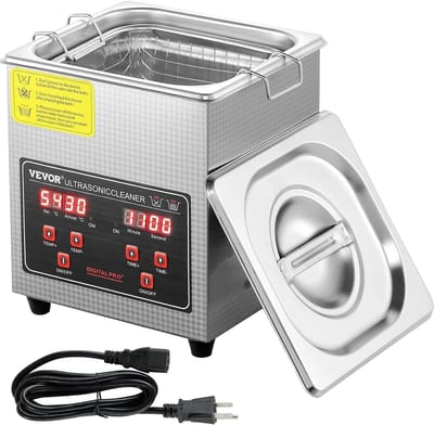 Ultrasone Reiniger - 2 Liter - Ultrasoon Reinigingsapparaat - 160W - RVS - Digitale Timer (0-30 min) - Voor Sieraden, Brillen, Horloges en Munten - Professionele Ultrasoon Reiniger - Krachtig en Effectief - Compact en Veilig - Brillenreiniger