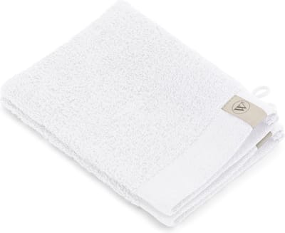 Walra Washand Soft Cotton - 2x 16x21 - 100% Katoen - Wit