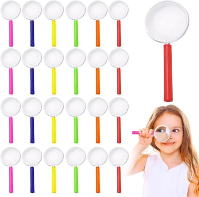 Draagbare 40 mm loepen 3-5x voor studenten, buitenverkenners en wetenschappelijke observatie, ideaal voor lezen en onderzoeken