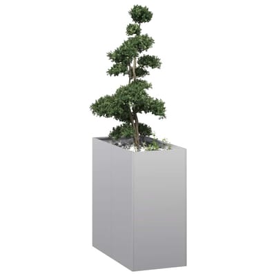 vidaXL - Plantenbak - 40x80x80 - cm - gegalvaniseerd - staal