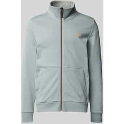 Tom Tailor - Sweatjack met opstaande kraag - Maat XL - grey mint