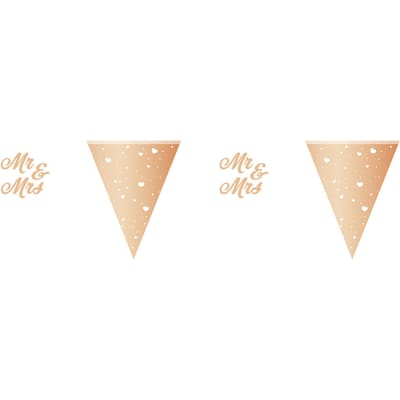 Folat - Vlaggenlijn Wedding Rose Gold 6mtr