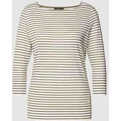 Shirt met lange mouwen met streepmotief