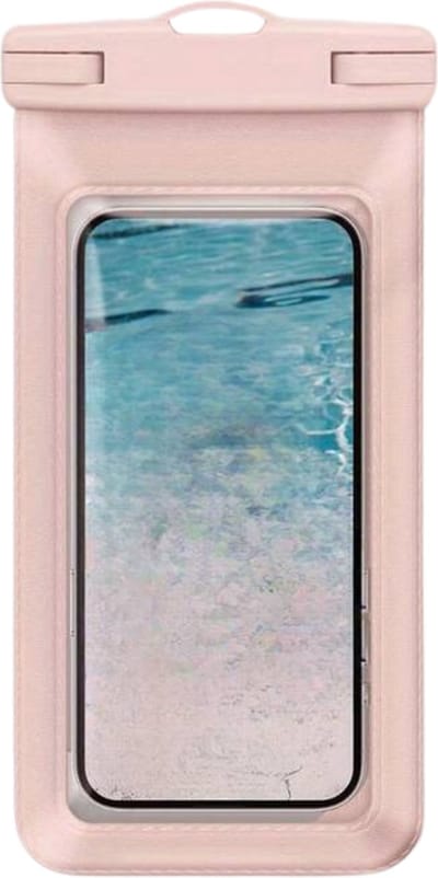 Livano Waterdichte Telefoonhoesjes - Waterdicht Telefoonzakje - Waterproof Festival Opbergtasje - Documententasje - Waterbestendig - Roze