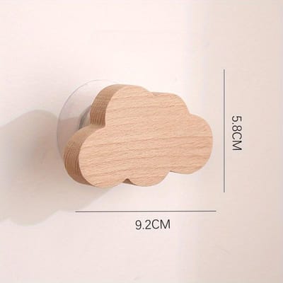 1 stuks Houten Haken Schattige Kamer Decoratie Haak Muur Sleutelhanger Jas Haak Huis Deur Houten Haak Hanger Keuken Accessoires Gadget