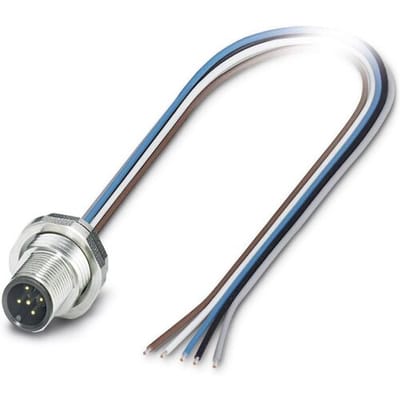 Phoenix Contact 1514870 Sensor/actuator inbouwconnector M12 Aantal polen (sensoren): 5 Stekker, inbouw 0.50 m 1 stuk(s)