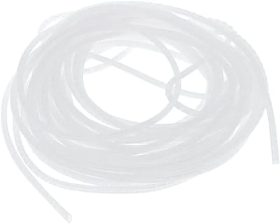 Kabel Organizer - Snoer Beschermer - Kabel Bundelen - Flexibel Spiraalontwerp - 4mm 10 Meter - Wit