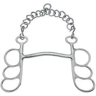 Mors voor paard 3 ringen met boogopening Sefton Barcelona