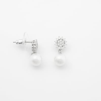 US Polo Assn Jewellery Soleil Rhodium Oorbellen