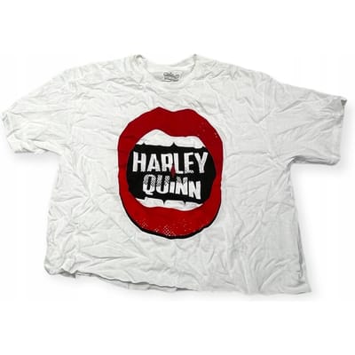 Crop top damski Spencer's THE SUICIDE SQUAD M white