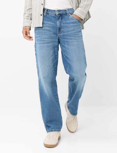 Brax Heren Jeans  Style COLE BLUE TREASURE USED, denim blauw regular, maat 33/32