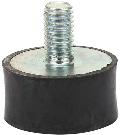 Set van 4 M8 Rubber Pads voor Vibratiedemping bij Compressoren, Motoren en Waterpompen