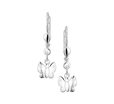 YO&NO - Oorbellen - Zilver - Oorhangers - Egel - Brisur haak - 20mm - 6,3mm - Kinderen - Zilver 925