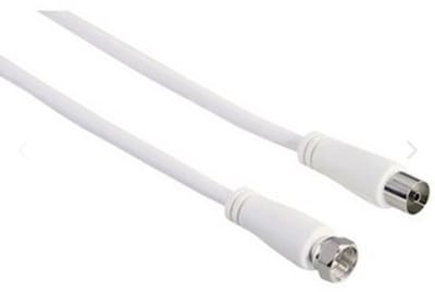 Hama 00122527 coax-kabel 10 m F Wit
