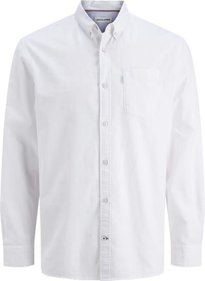 JACK&JONES - JJOXFORD DETAIL SHIRT LS - Heren - Overhemden